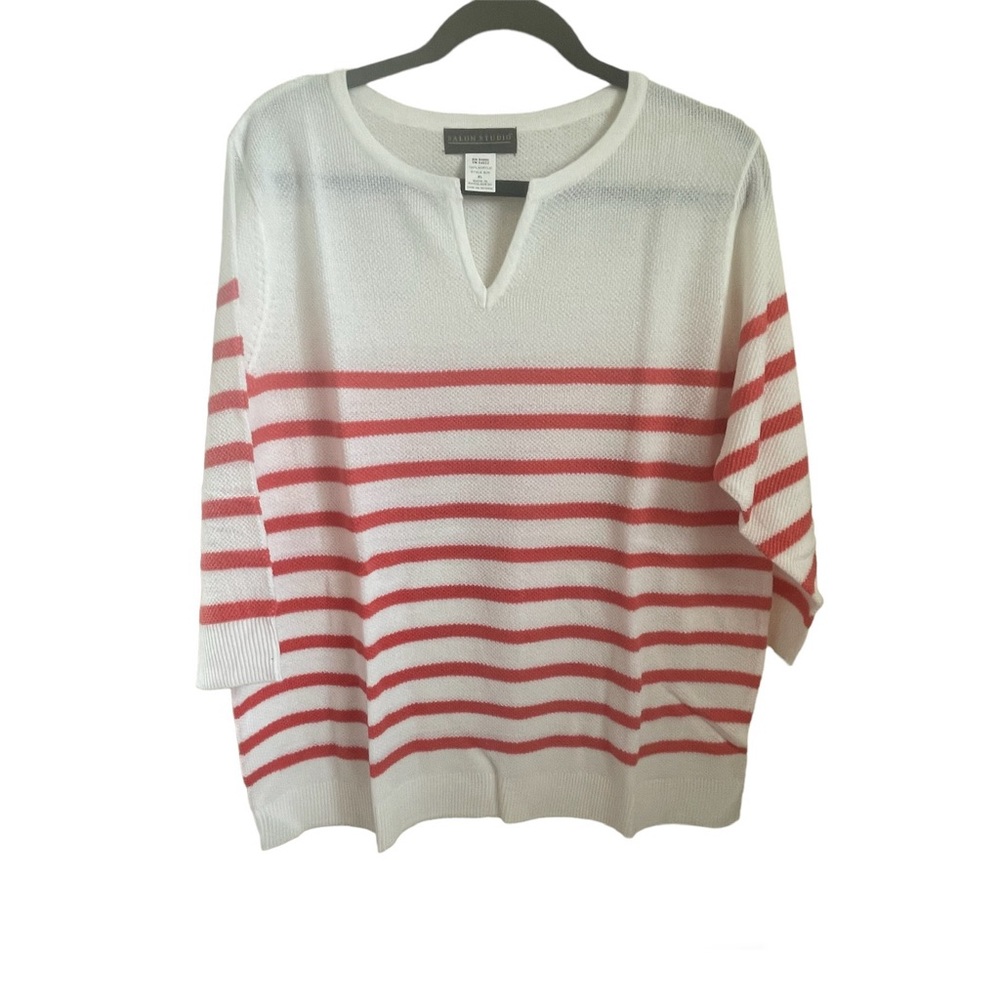 Salon Studio Striped Pullover - XL, NWT